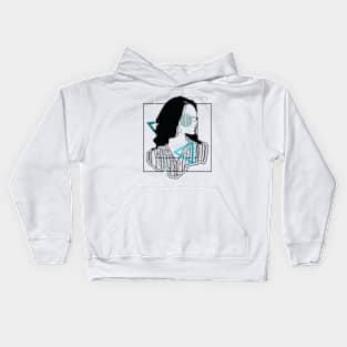 Smiling through it all version 4 Kids Hoodie